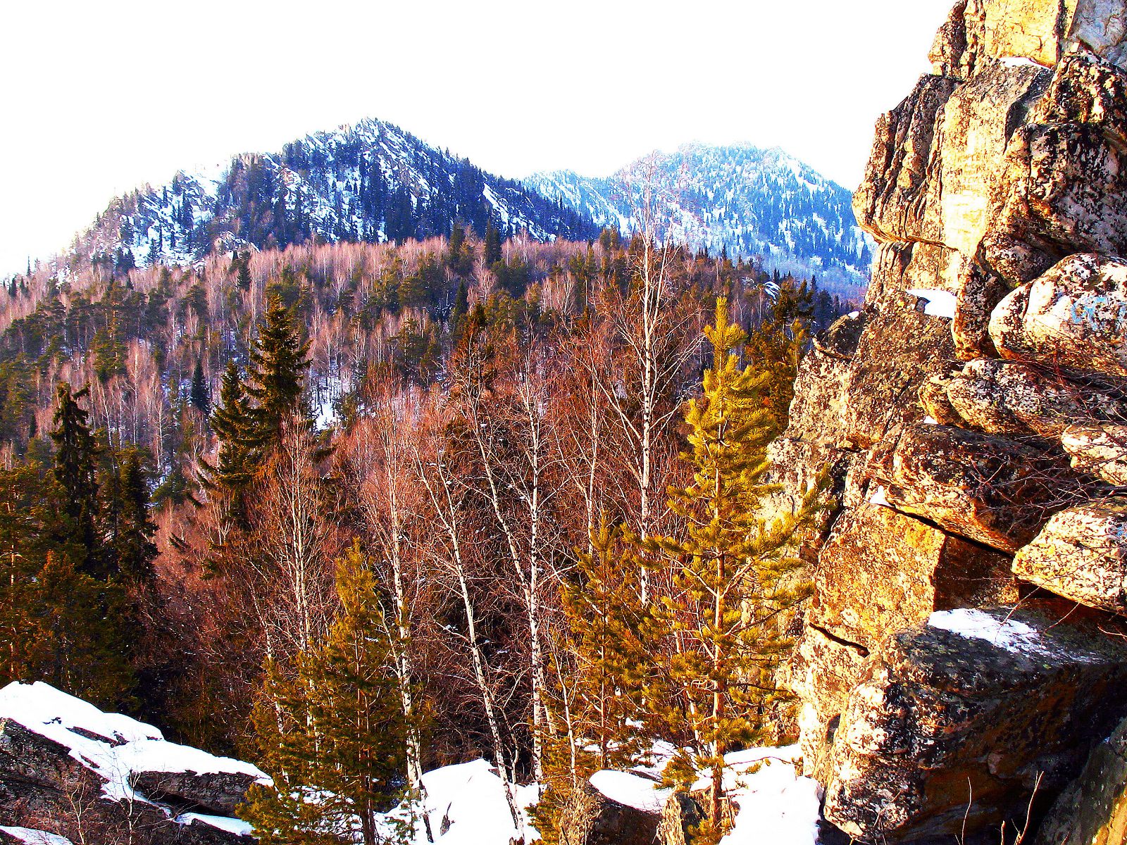 Фото природы Башкирии зимой Кендектамак